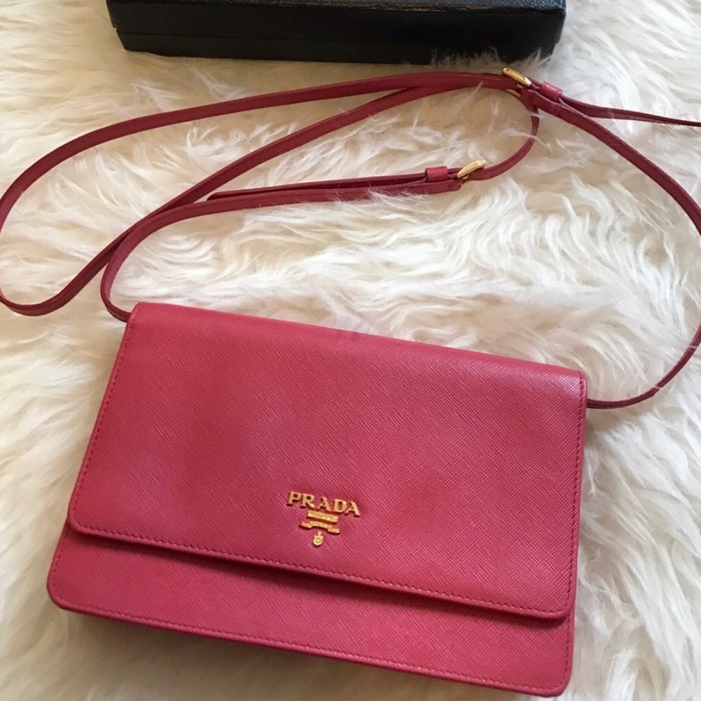 Prada WOC Leather Crossbody